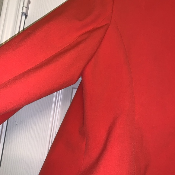 Nine West bright red open front blazer size 16 - Picture 8 of 9